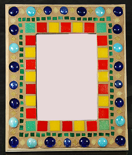 mosaic mirror-